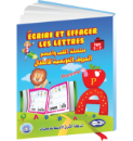 Picture of Write and Wipe Series "French Letters and Words Book" for Children