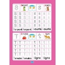 Picture of Write and Wipe Series "French Letters and Words Book" for Children