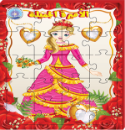 Picture of Beautiful Princess (Puzzle Assembly and Coloring) for Kids