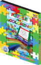 Picture of Arabic Letters and Numbers Puzzle (Disassemble, Assemble, and Color) for Kids